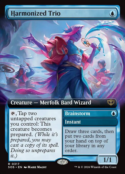 Harmonized Trio // Brainstorm from Secrets of Strixhaven
