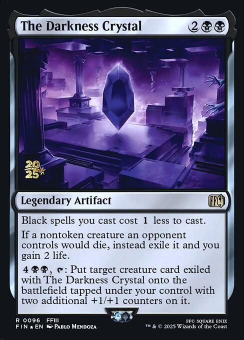 The Darkness Crystal from Final Fantasy Promos