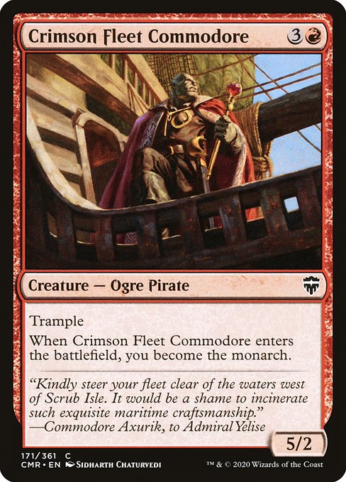 Crimson Fleet Commodore from Commander Legends
