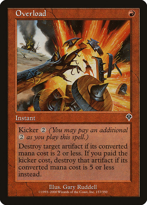 Overload highlighted card art
