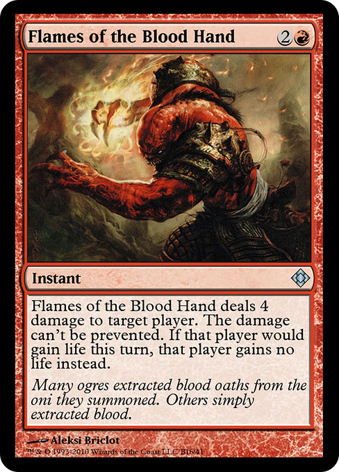 Flames of the Blood Hand from Magic Online Theme Decks