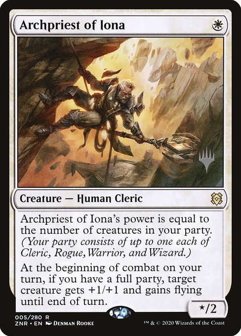 Archpriest of Iona from Zendikar Rising Promos