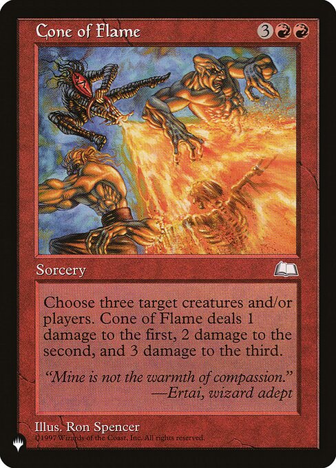 Cone of Flame highlighted card art