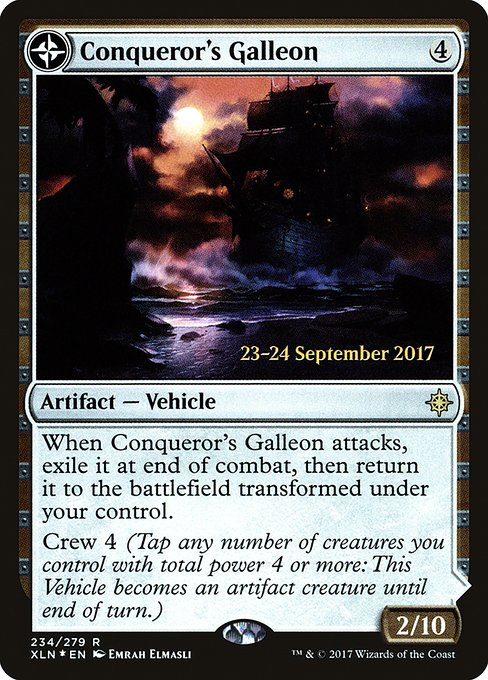 Conqueror's Galleon // Conqueror's Foothold from Ixalan Promos