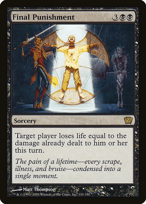 Final Punishment from Ninth Edition