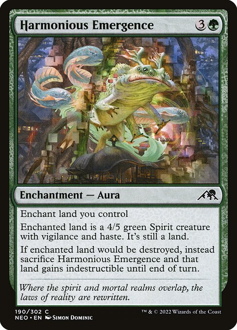 Harmonious Emergence highlighted card art