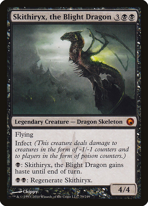 Skithiryx, the Blight Dragon from Scars of Mirrodin