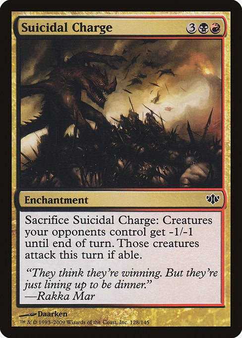 Suicidal Charge highlighted card art