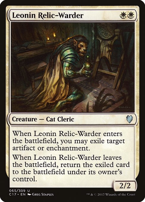 Leonin Relic-Warder from Commander 2017