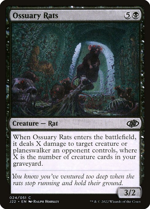 Ossuary Rats highlighted card art