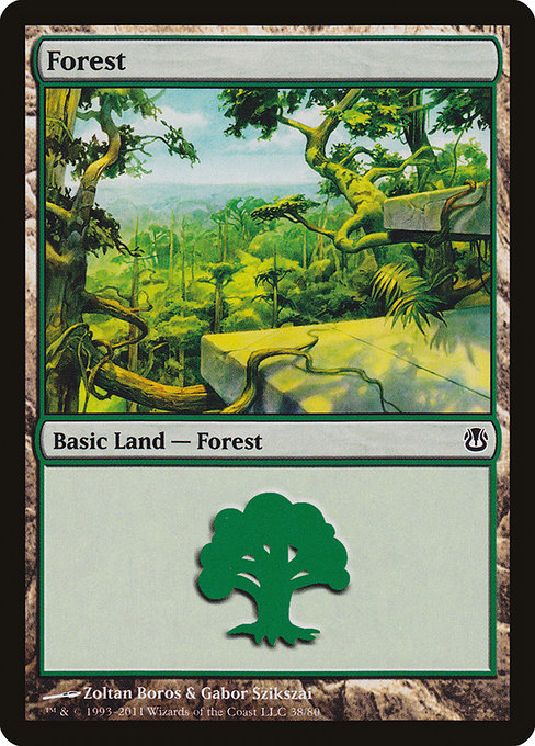 Forest from Duel Decks: Ajani vs. Nicol Bolas