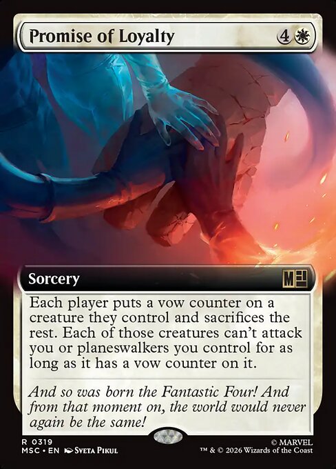 Promise of Loyalty from Marvel Super Heroes Commander