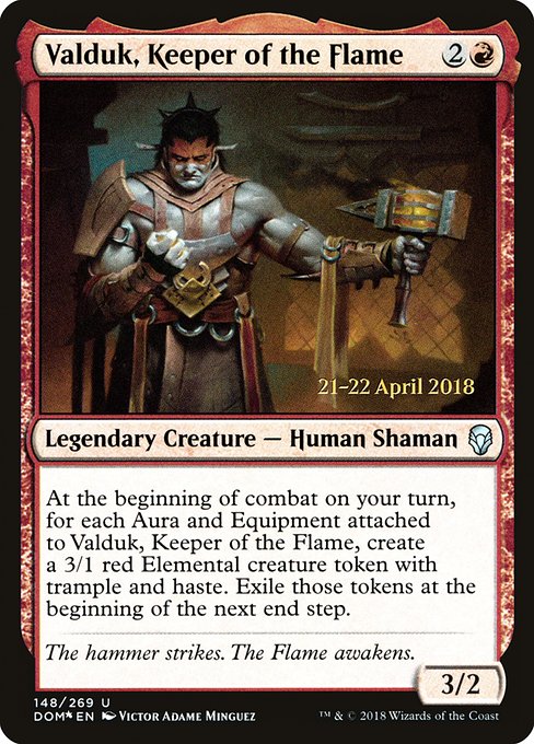 Valduk, Keeper of the Flame from Dominaria Promos