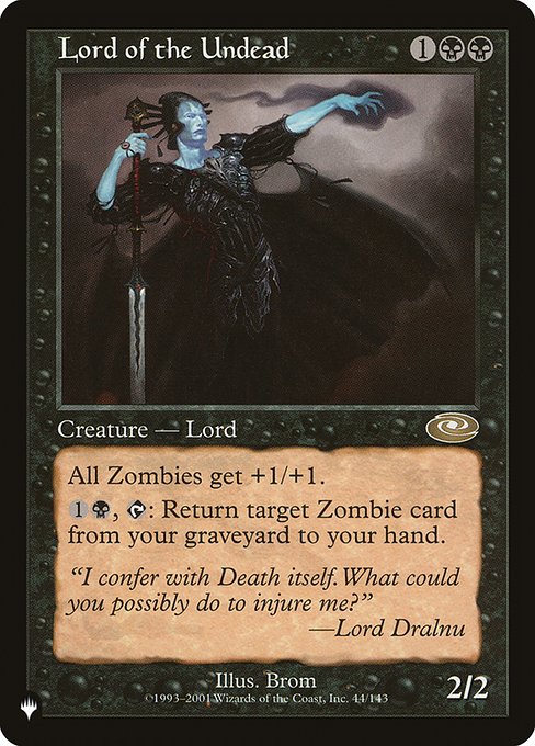Lord of the Undead from The List