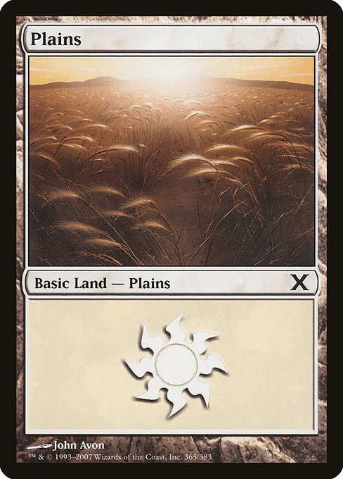 Plains from Tenth Edition
