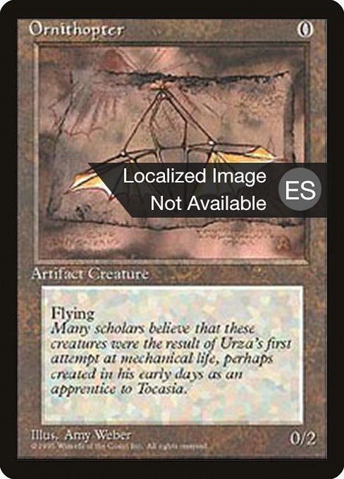 Ornithopter from Fourth Edition Foreign Black Border