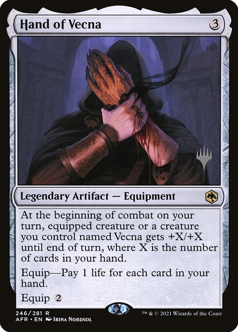 Hand of Vecna from Adventures in the Forgotten Realms Promos