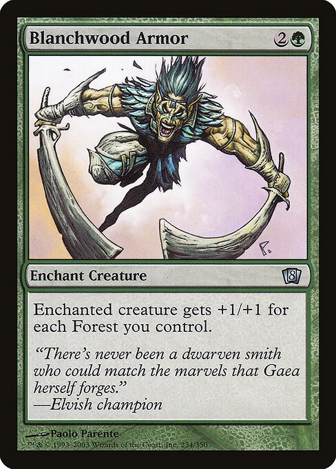 Blanchwood Armor from Eighth Edition