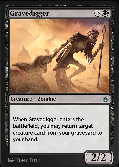 Gravedigger from Amonkhet Remastered