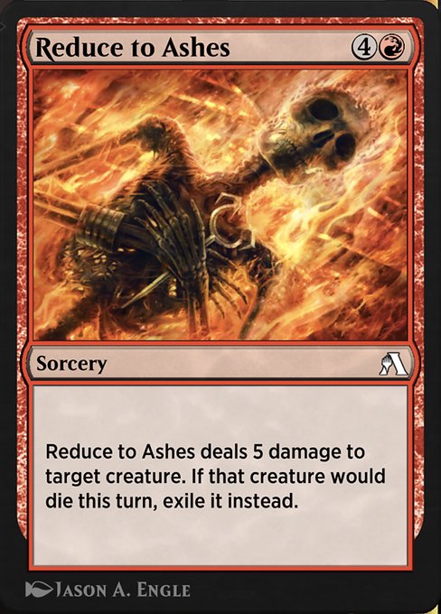 Reduce to Ashes from Arena Beginner Set