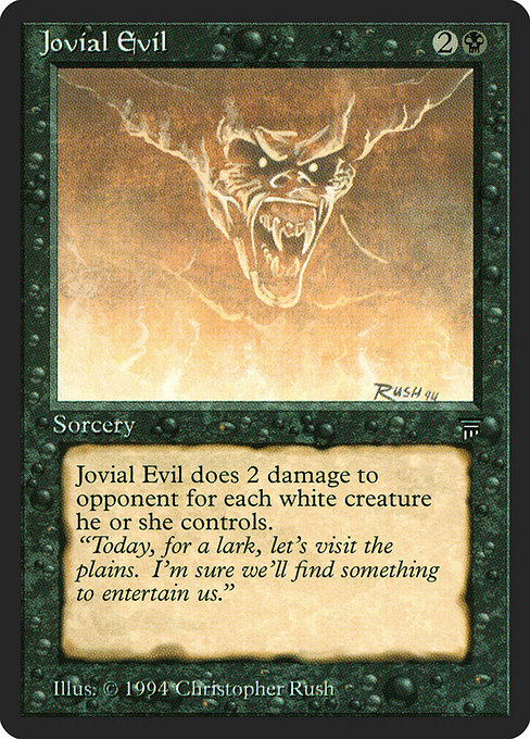 Jovial Evil highlighted card art