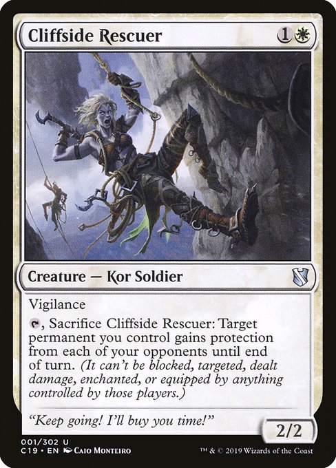 Cliffside Rescuer highlighted card art