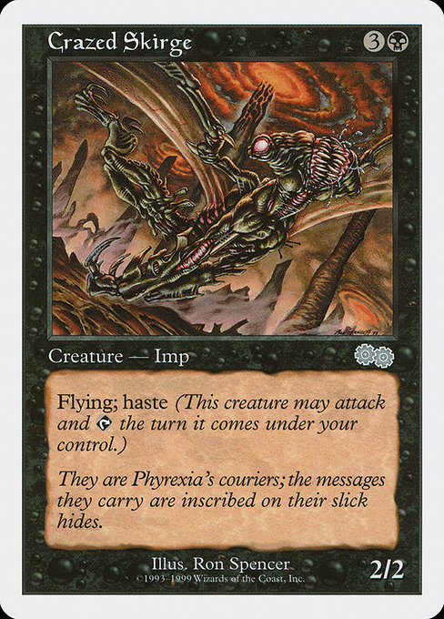 Crazed Skirge highlighted card art