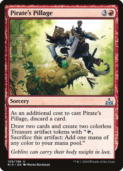 Pirate's Pillage from Rivals of Ixalan