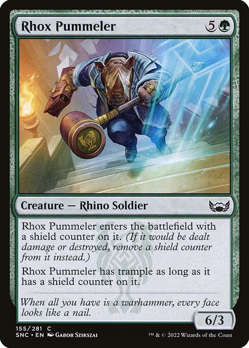Rhox Pummeler highlighted card art