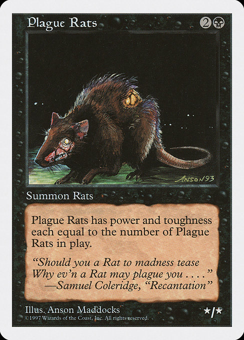 Plague Rats from Fifth Edition
