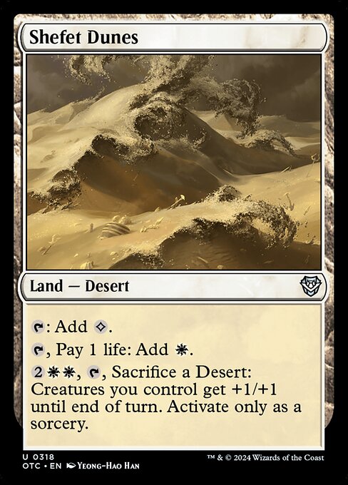 Shefet Dunes highlighted card art
