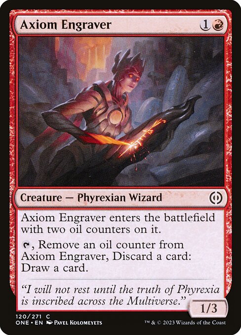 Axiom Engraver highlighted card art