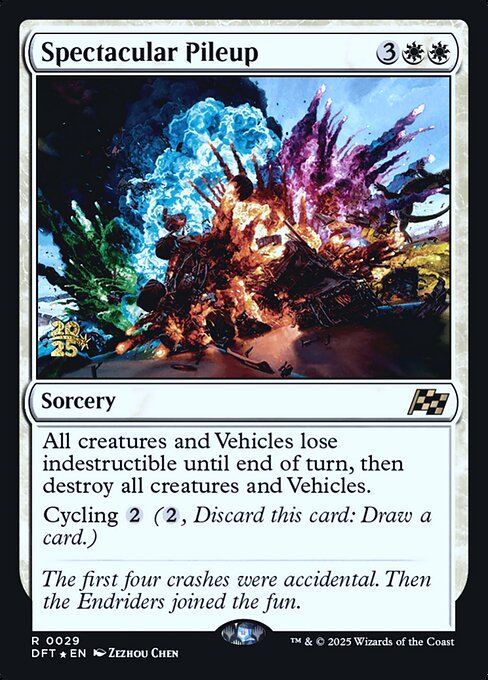 Spectacular Pileup from Aetherdrift Promos