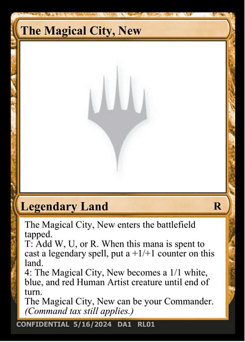 The Magical City, New highlighted card art