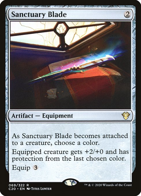 Sanctuary Blade highlighted card art