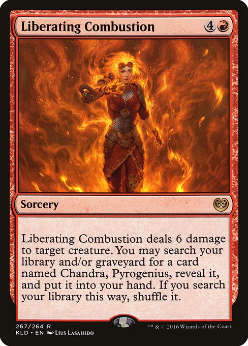 Liberating Combustion highlighted card art