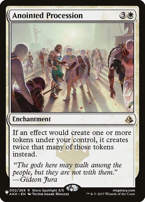Anointed Procession highlighted card art