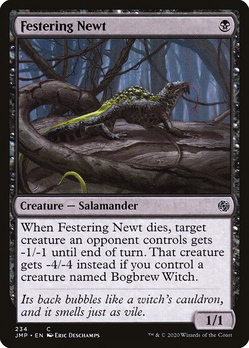 Festering Newt highlighted card art