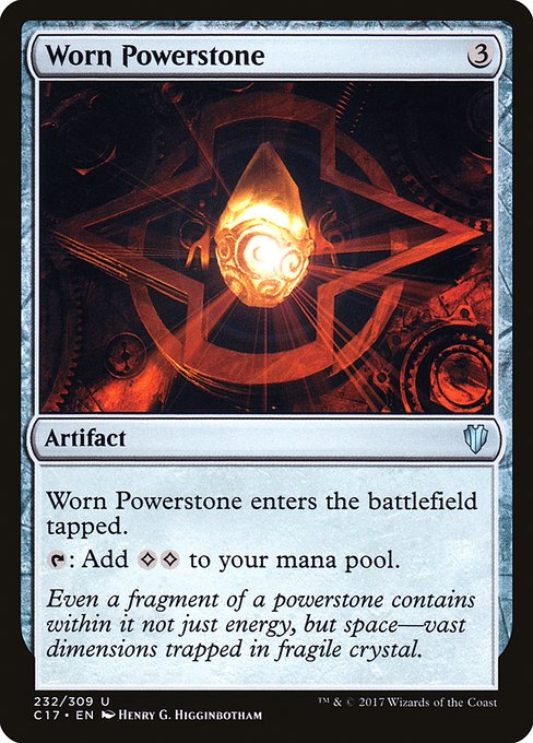 Worn Powerstone from Commander 2017
