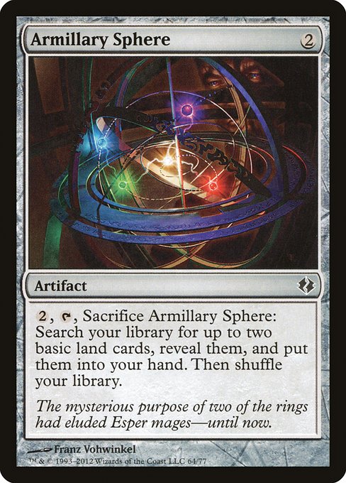 Armillary Sphere from Duel Decks: Venser vs. Koth