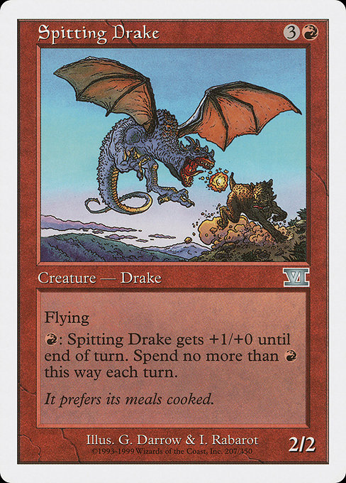 Spitting Drake highlighted card art