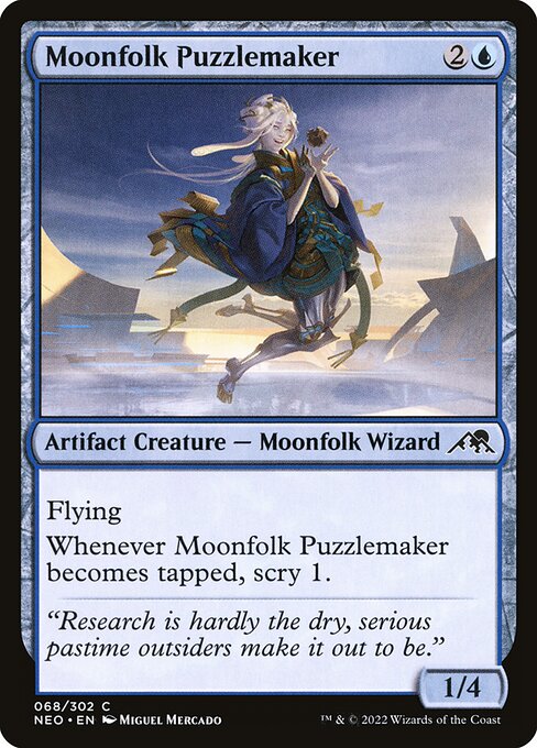 Moonfolk Puzzlemaker from Kamigawa: Neon Dynasty