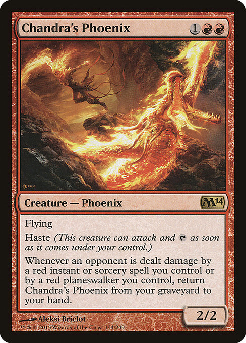 Chandra's Phoenix from Magic 2014