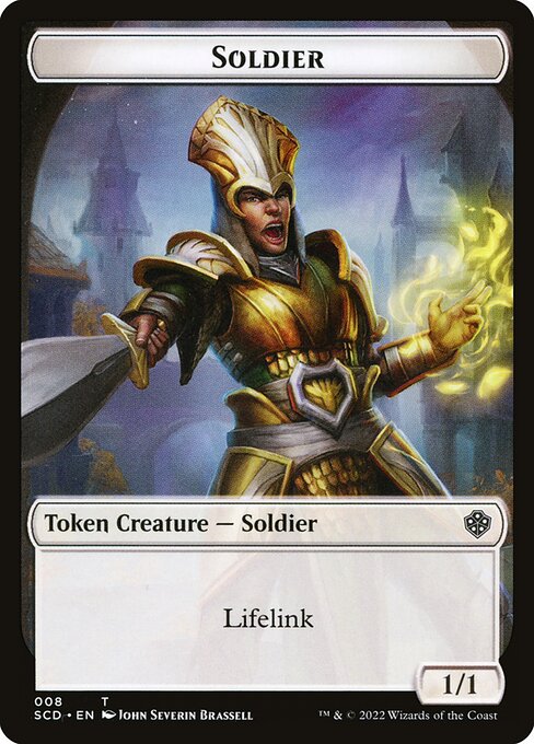 Soldier from Starter Commander Deck Tokens