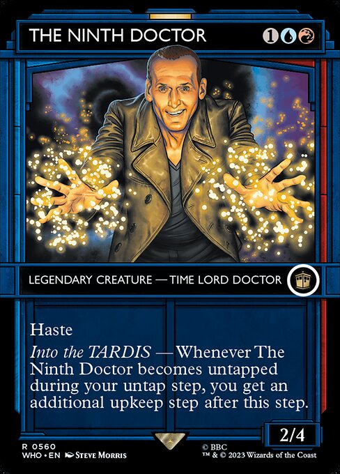 The Ninth Doctor from Doctor Who