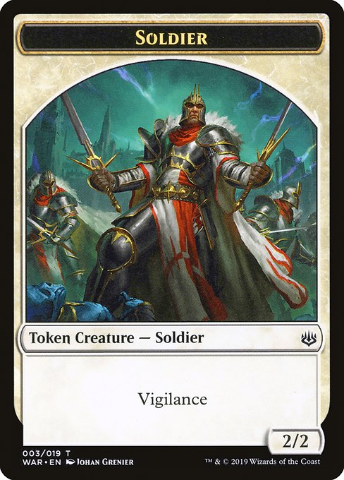Soldier from War of the Spark Tokens