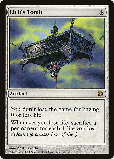 Lich's Tomb highlighted card art