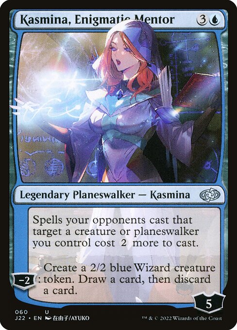 Kasmina, Enigmatic Mentor highlighted card art