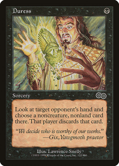 Duress from Urza's Saga