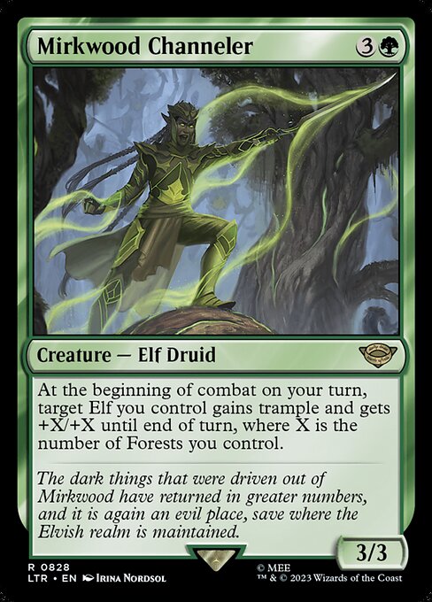 Mirkwood Channeler highlighted card art